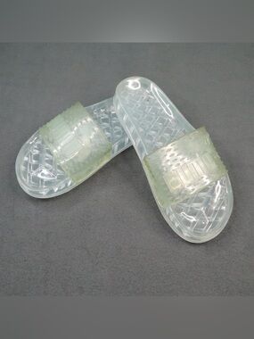 PUMA Fenty Rihanna Jelly Slides Clear Mint Green Sandals Women’s Size 6